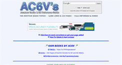 Desktop Screenshot of ac6v.com
